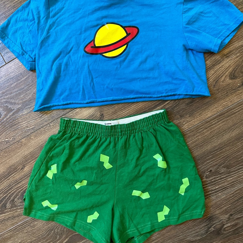 90s Rugrats Chuckie costume and glasses